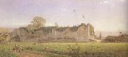 Henry George Hine,RI Amberley Castle (mk46) oil painting on canvas